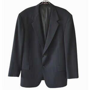 Evan Picone men’s 100%wool black blazer sz 44R